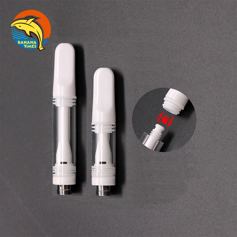 

2021 USA Popular empty vape pen cartridge set vape cartridge cbd press tip vape pen cartridge, White color