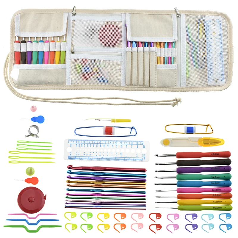 

Trusted Factory Supplier Tunisian Crochet Hook Set Knitting Kits For Beginners Accessory Sweater Knitting Tools Set, Multicolor