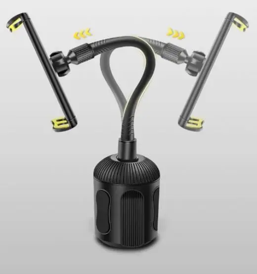 

Clamp phone mount REKsg cell phone holder, Black yellow