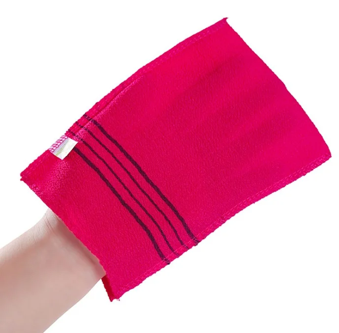 

Korean Exfoliating Mitt Body Scrub Gloves Asian Bath Shower Washcloth Double Sided Exfoliating Gloves