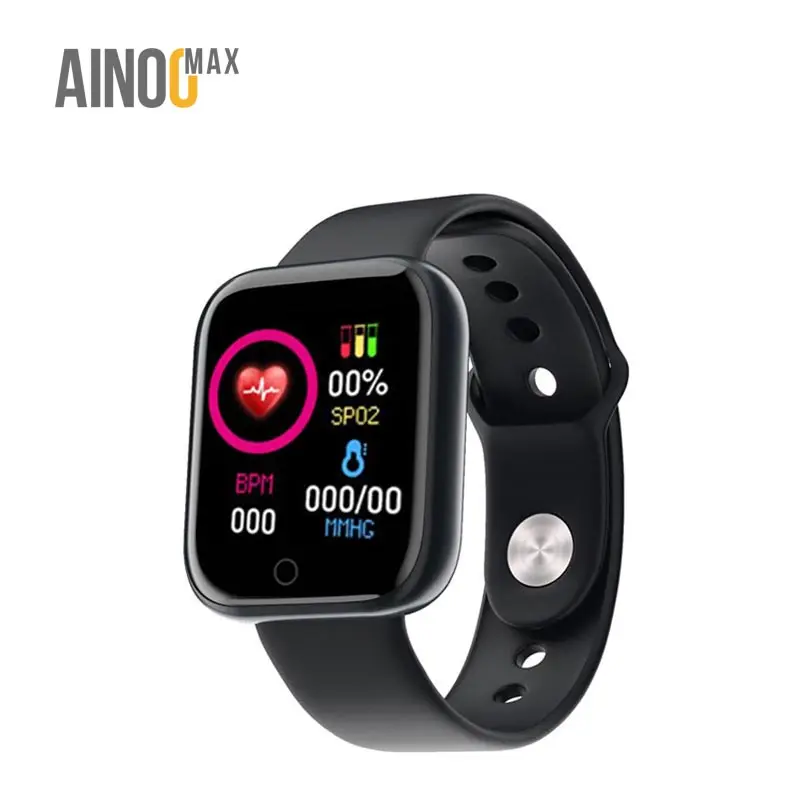 

Ainoomax L112 heart rate smart watch reloj inteligente blood pressure sport d20 y68 band bracelet ip67 waterproof smartwatch, Depend on item