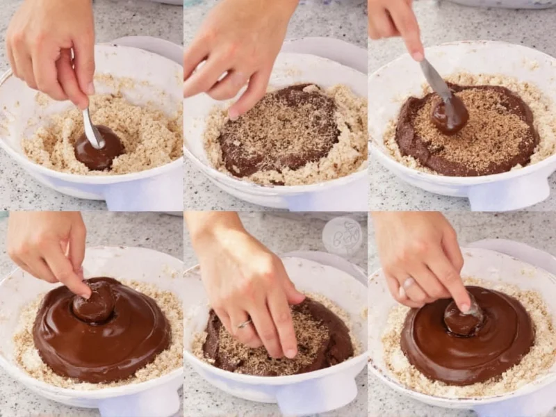 Step-by-step chocolate truffle making process