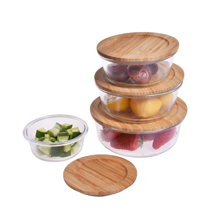 Microwave Safe Wholesale Adult Lunch Box Borosilicate Glass Food