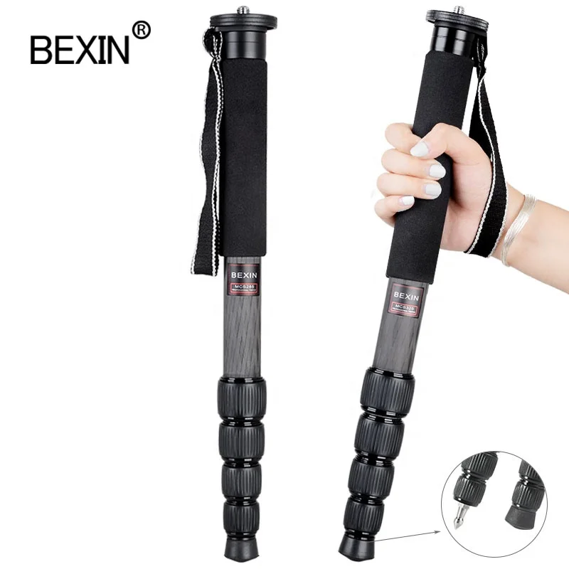 

BEXIN MCS285High-density Carbon Fiber Monopod Convenient Flexible Camera Monopod for Travel Trekking Poles Hiking Walking Sticks