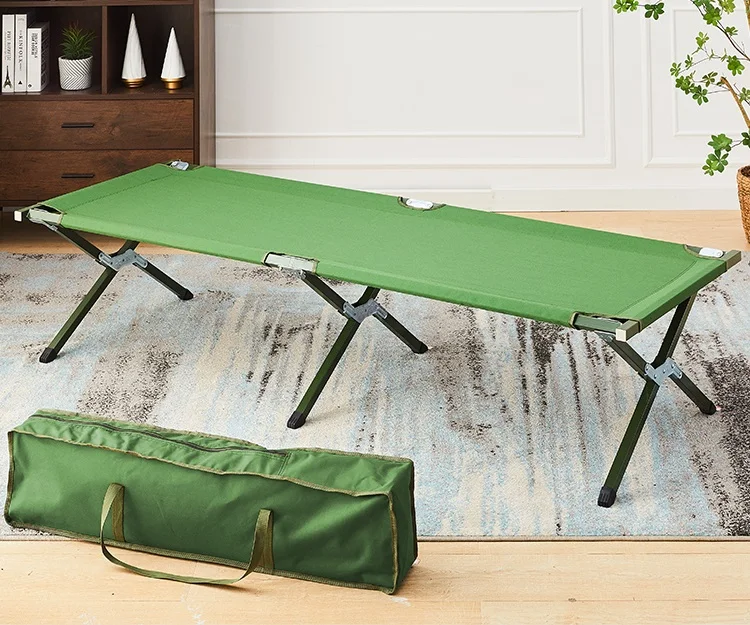 

Aluminum Military Cot Folding Reclining Folding Single Sofa Bed Camping Bed Cots Army Tent Bunk Cot, Red, yellow, blue, green, white, black, customised, customized color