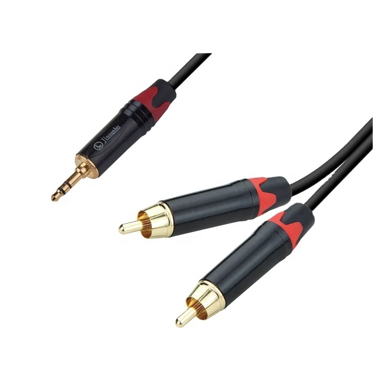 

wholesale Rohs CE wholesale jinsanhu high quality golden stereo audio headphone 3.5mm jack connector