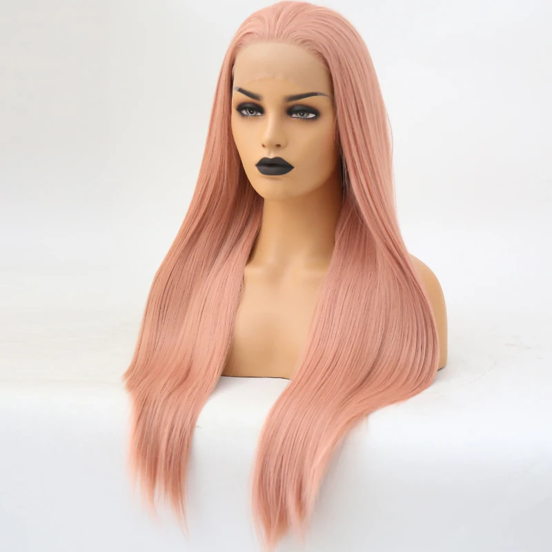 

Hot selling good quality colored wigs human hair pink lace front vendor, As picture show