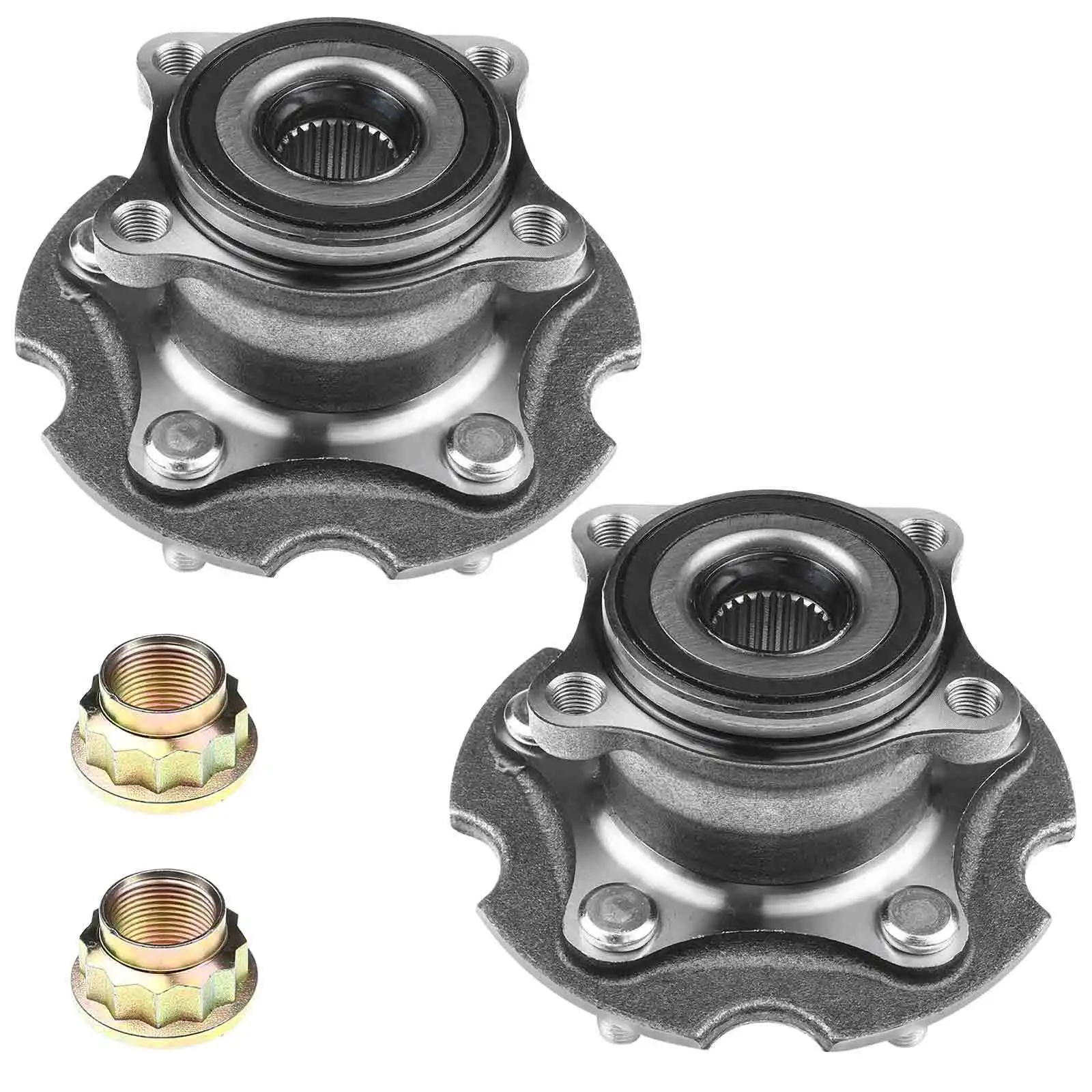 

2Pcs Rear Wheel Hub Bearing Assembly for Toyot aRAV4 Lexus NX200t NX300 NX300h