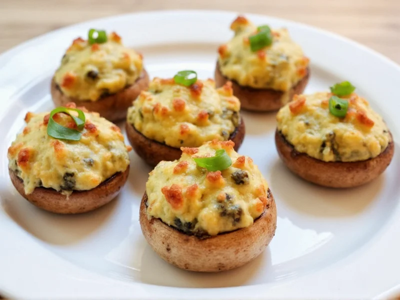 Perfect Sausage Cream Cheese Stuffed Mushrooms Recipe