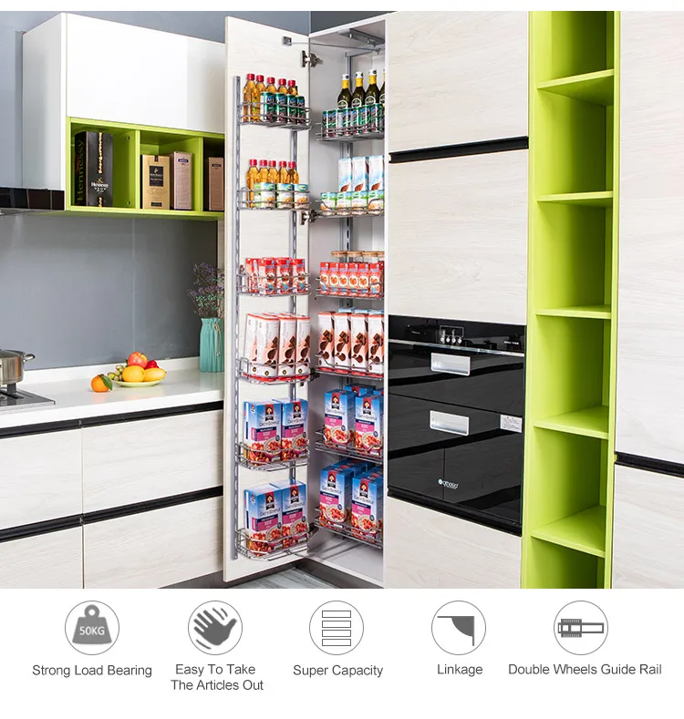 Wire Tall Cabinet Basket