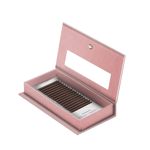 

Private Label Brown Matte Ellipse flat eyelash extension soft tips light weight ellipse lash individual eyelash extension