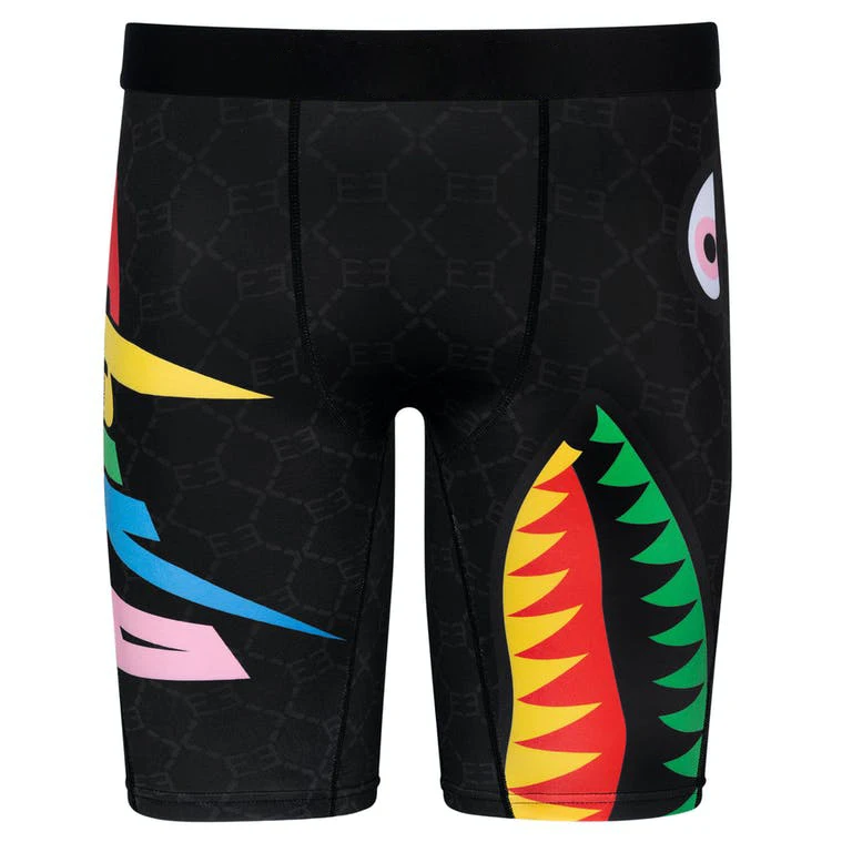 

Wholesale Custom logo shorts polyester spandex classic boys graphic mens boxer briefs underwear compression shorts