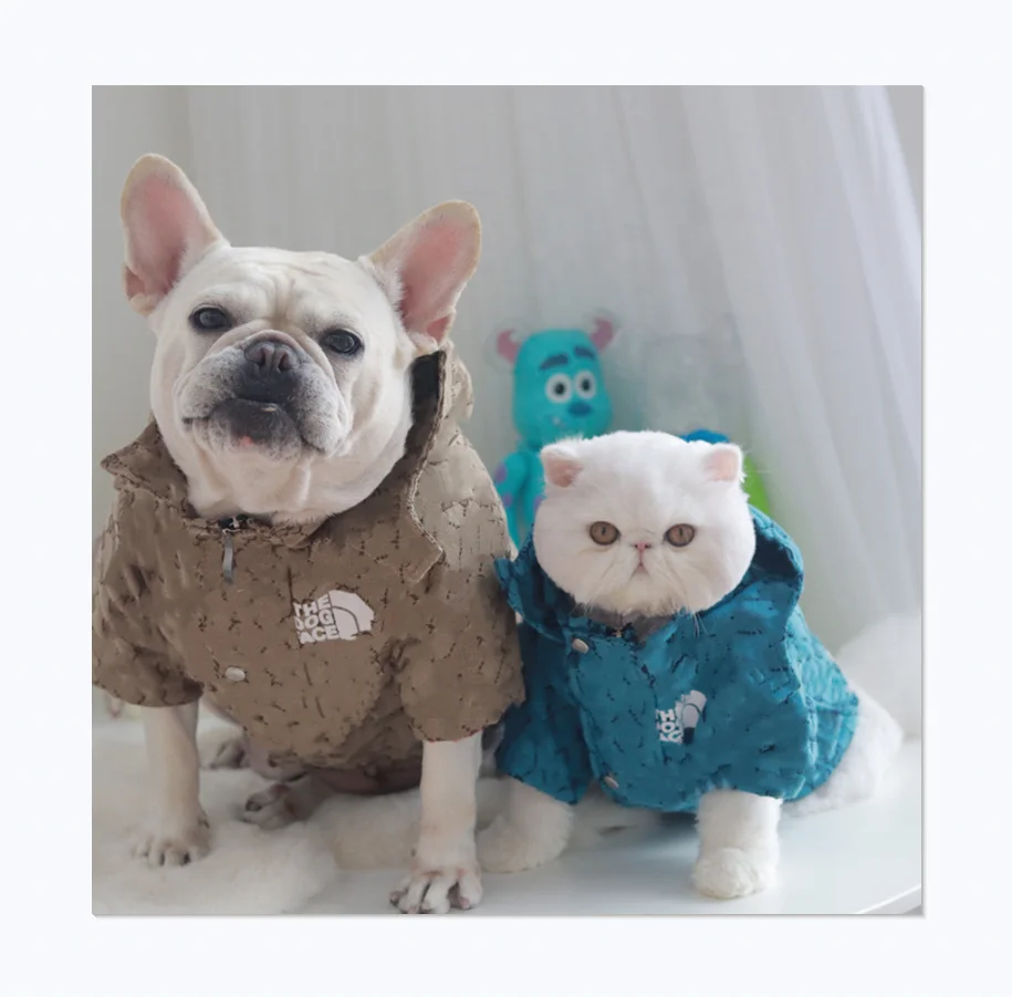 

Luxury Brand Joint Design Classic Color Logo Pet Jacket G Dog Coat