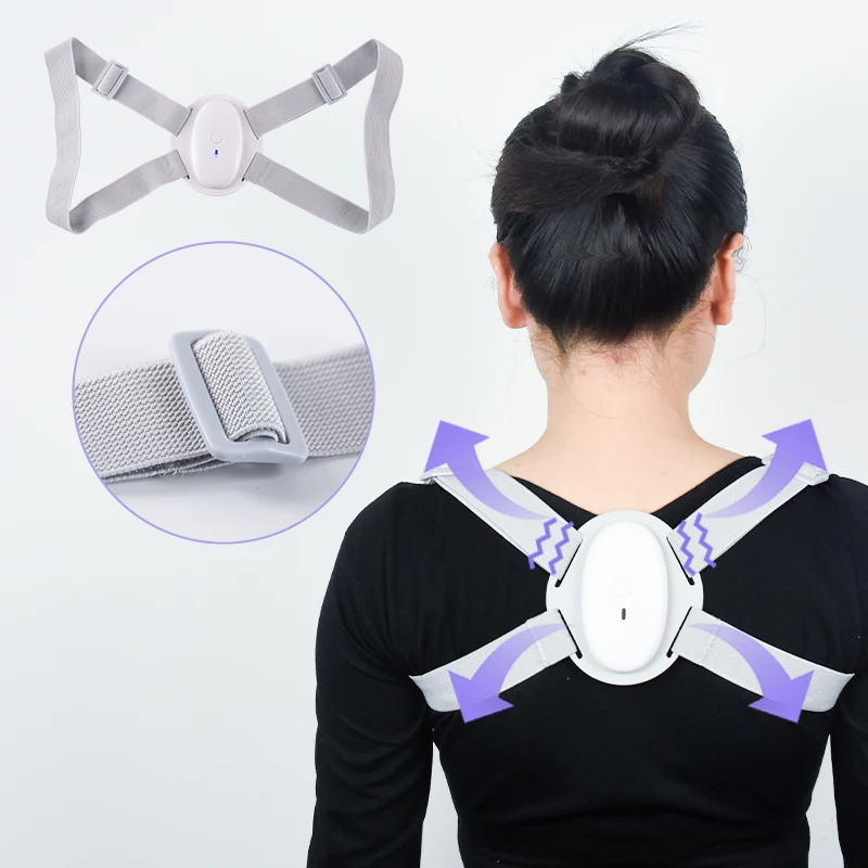 

Upgraded intelligent adjustable corrector de postural shoulder back support brace for men and women