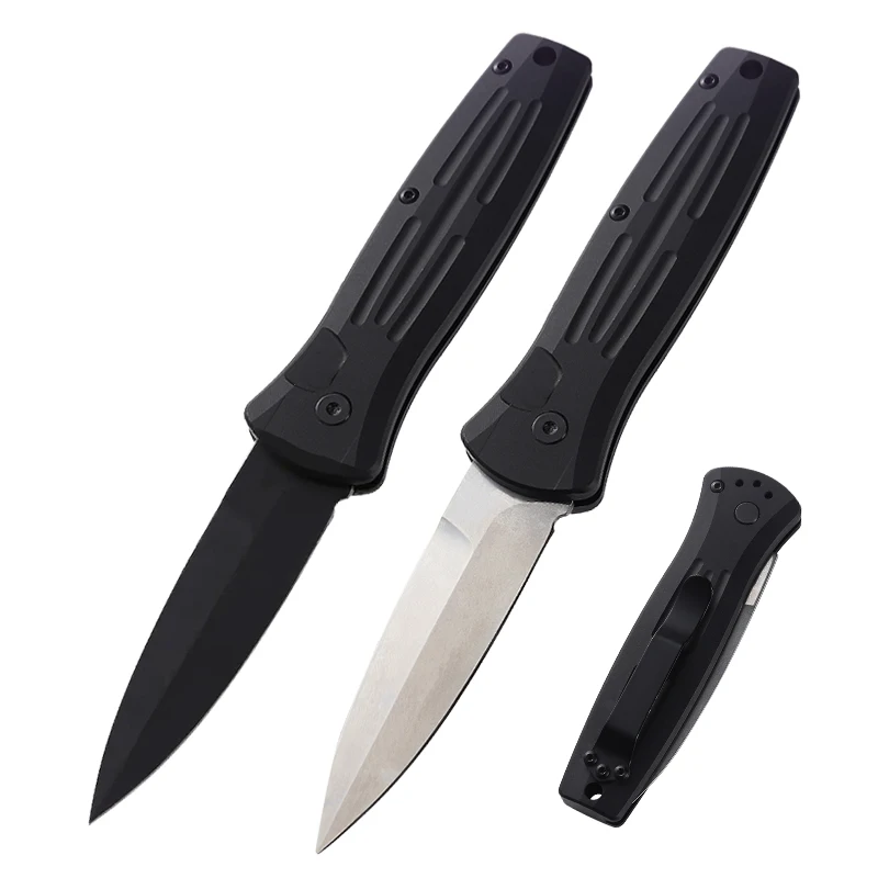 

3551 Pardue black/Silver tactical survival 154CM Steel + aluminum alloy handle hunting outdoor camping tactical pocket knife