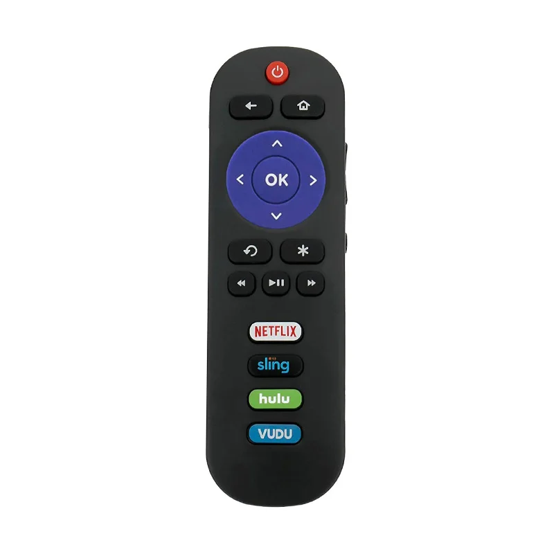 

Amazon Hot Sale TV Remote Control RC280 For Sharp TVS Netflix HBO Sling Hulu Vudu Key Universal Remote Control, Black