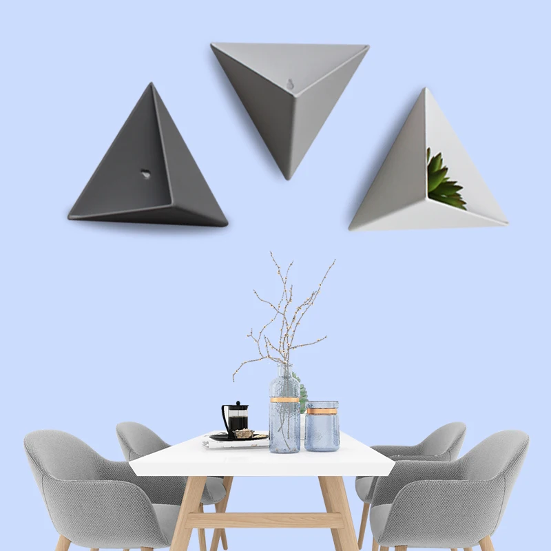 

Wholesale Home Indoor Decorative Wall-Mounted Fiberglass Flower Pot