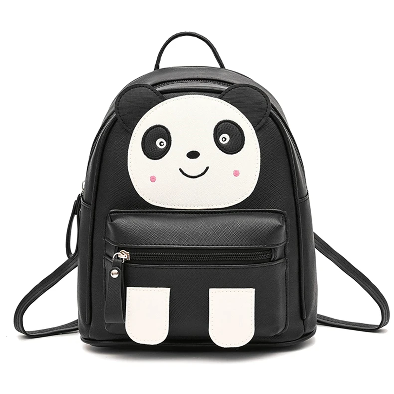 

Custom Cute Purse for Girls Women's Animal Panda Mini Bag Leather Backpacks, Customized