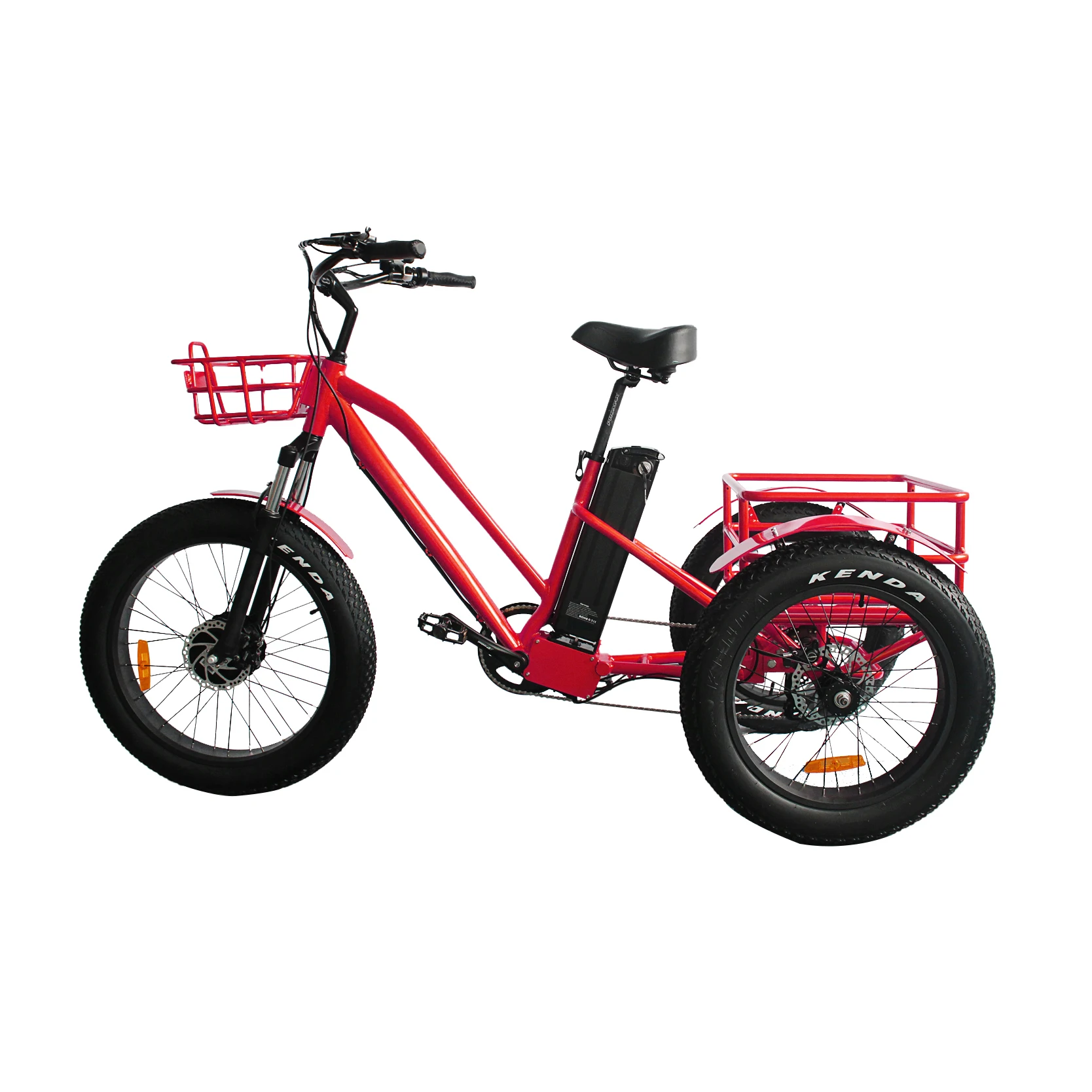 

2022 Ristar 48V 500W fat tire 3 wheel electric bike electric tricycle
