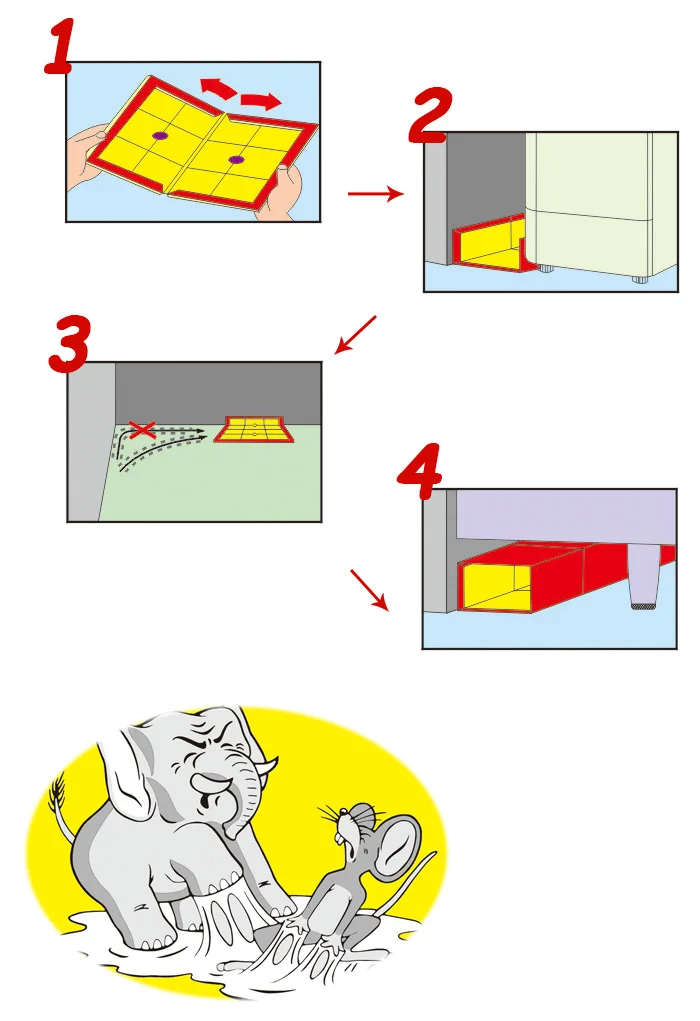 工厂出货胶水陷阱鼠标捕获老鼠胶老鼠杀手陷阱大鼠和小鼠的杀手