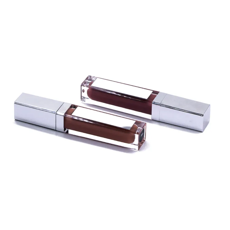 

High-end fashion new design clear already made lip gloss healthy hydrating lip gloss with mirror and light