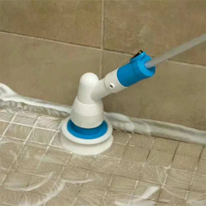 Rechargeable Electric Ceiling Tile Bathtub Wash Cleaner Stretch Hurricanes Spin Cleaning Machine Tool