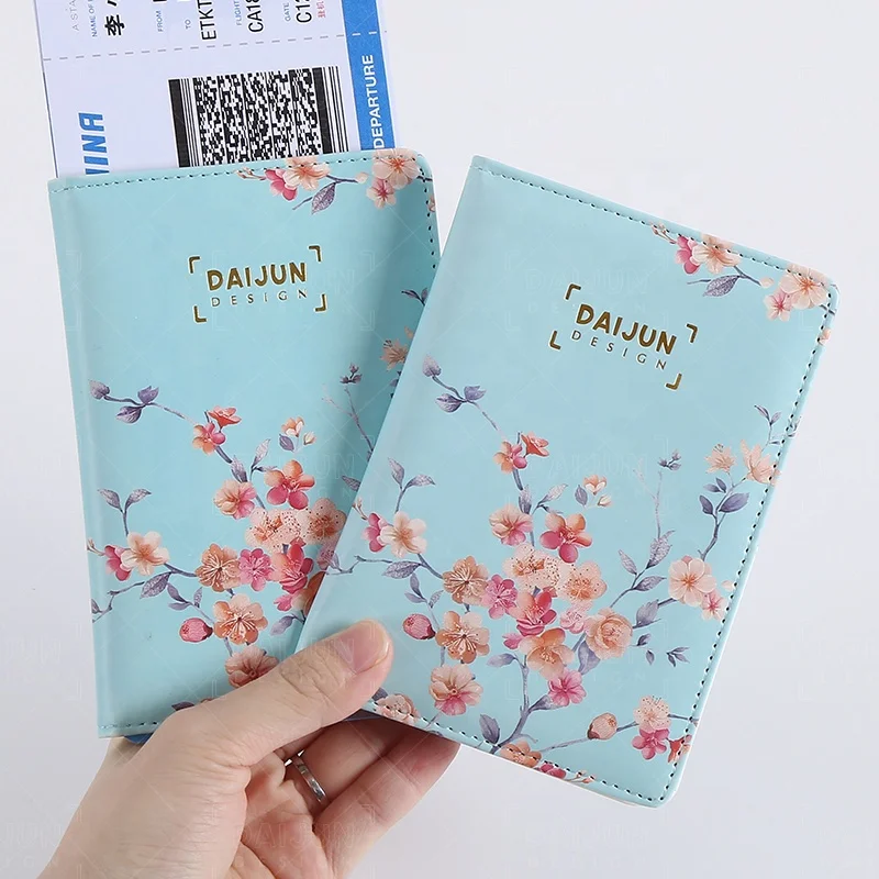 

2019 Custom Personalized Organizer Sublimation Passport Cover Travel Wallet Rfid Pu Leather Passport Holder, Customized color