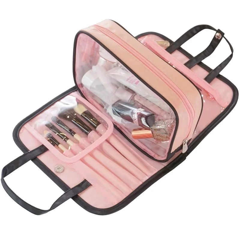 

Portable Travel Cosmetic Water Resistant Color Matching Cosmetic Bag for Women