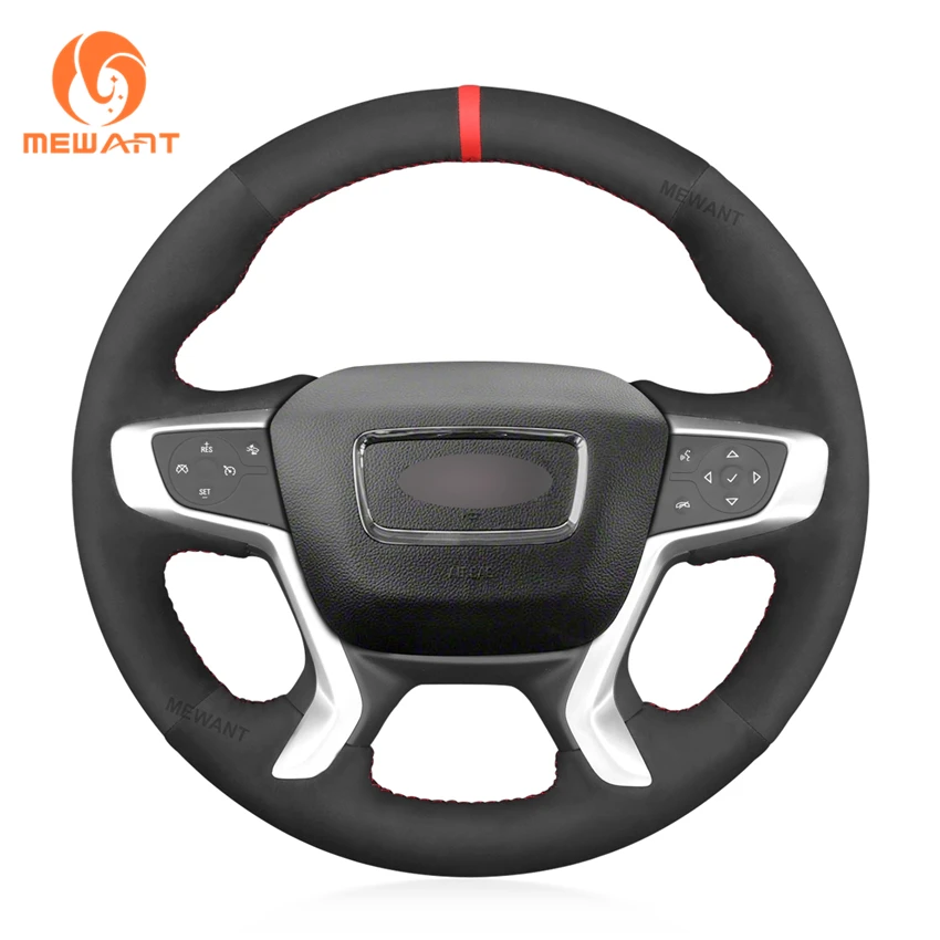 

New Luxurious Business Custom Hand Sewing Steering Wheel Cover For GMC Acadia 2017-2022 / Canyon 2015-2021 / Terrain 2018-2022