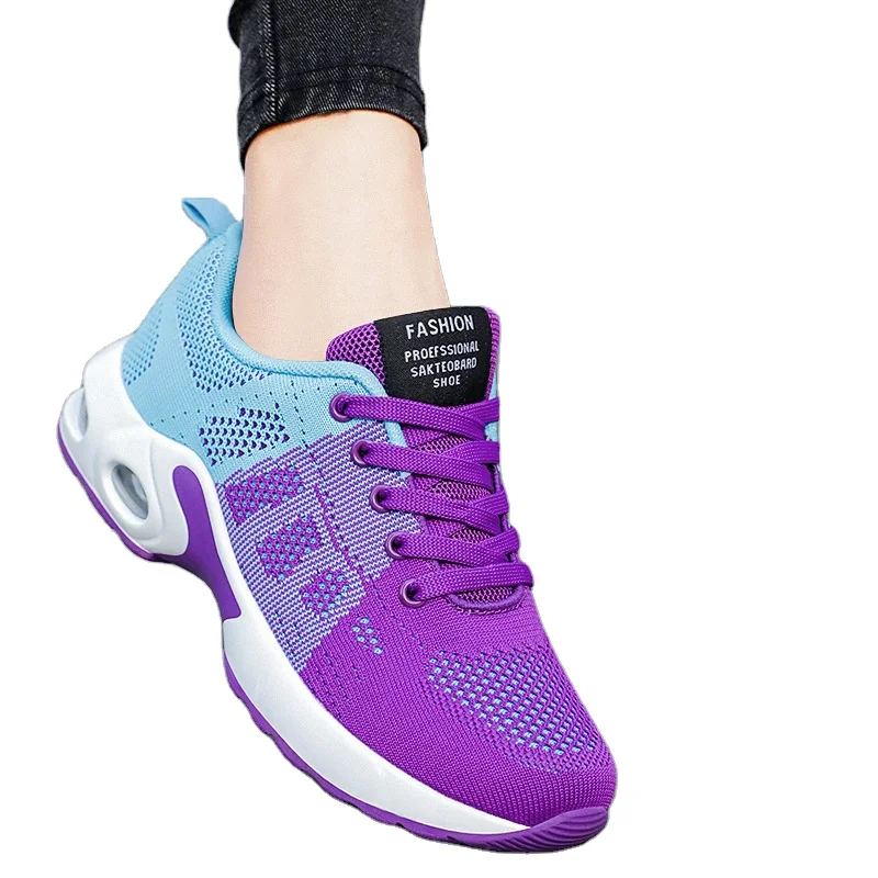 

new korean style all-match breathable casual sneakers white shoes sports running shoes for women, As pictures