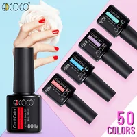 

CANNI factory uv gel nails enamel gdcoco 8ml 50 color soak off nail uv gel polish led gel wholesale nail polish varnish nails