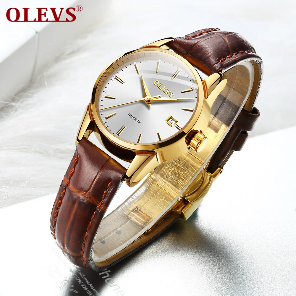 

2020 New OEM Custom Watch Branded Leather Quartz Popular Business Women Wristwatches Waterproof Lady Watch