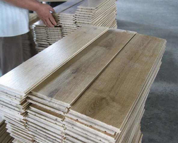 
American White Oak Solid Wood Floor,Click System ABCD Style 