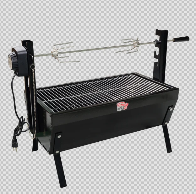 Chicken Roaster black color with rotation outdoor indoor use BBQ charcoal grill for meat beef multi function Powerful AC motor