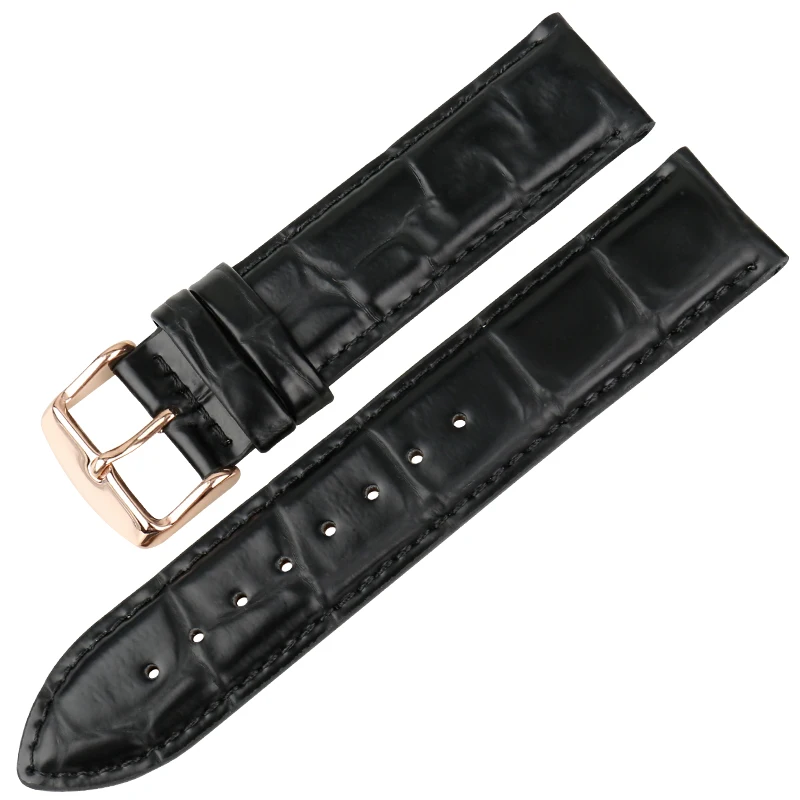 

MAIKES Watch Accessories Crocodile Full Grain Genuine Leather Watchband 16mm18mm 20mm Replacement Strap