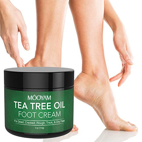 

Hot Sale Wholesale private label foot care tea tree oil moisturize rapid relief heel foot cream for cracked heels dry feet