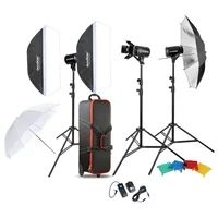 

Godox 1200W SK400II 3x 400Ws Bowens Mount Strobe studio flash light Kits for Photography Lighting Photography Kits