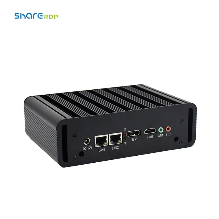 

High Quality I7 5500U Dual Lan Industrial Computer Int el Core I7 Embedded Fanless Mini PC 12V Core i7 PC For Office