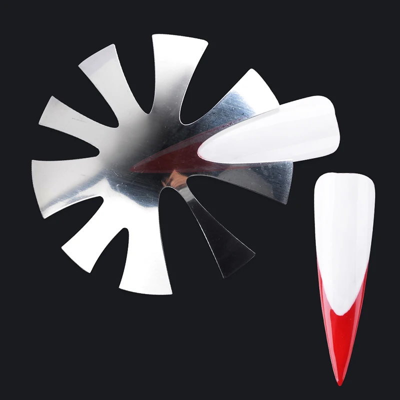 

New Product Stainless Steel Nail Vline Cut Cutter Deep Easy French Nail Smile Cut, Transparent