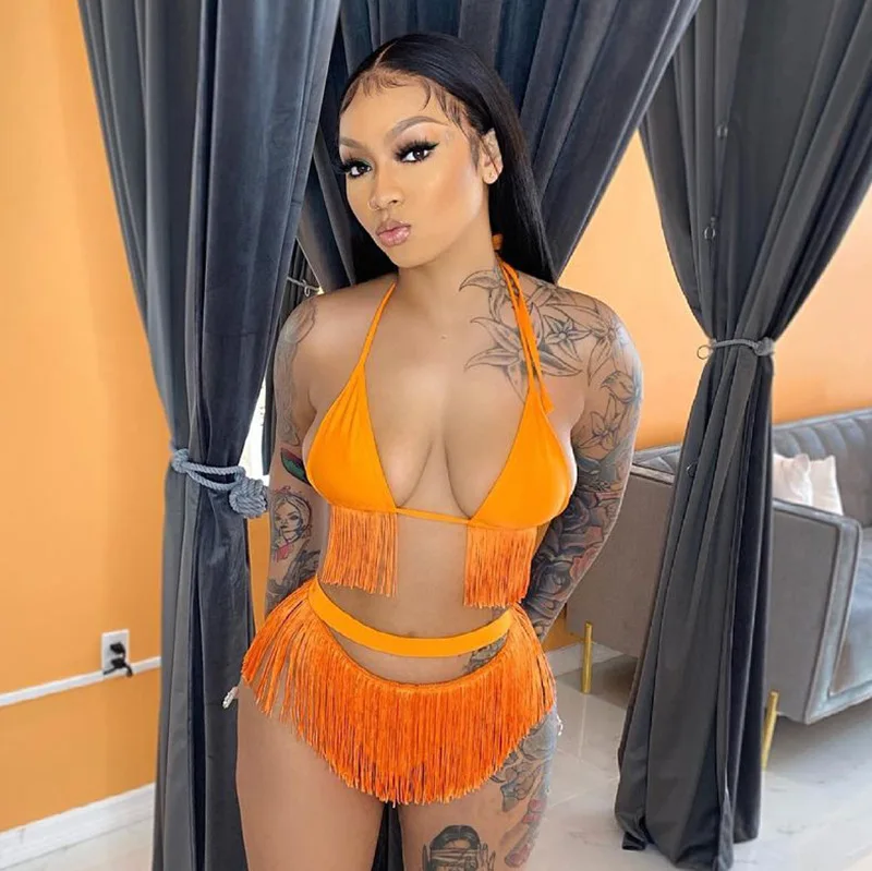 

Two-Piece Women's Shorts Set Tracksuit Summer 2021 Skinny Sexy Print Fitness Sports Sleeveless Vest Sling Hip Lift Yoga Suit