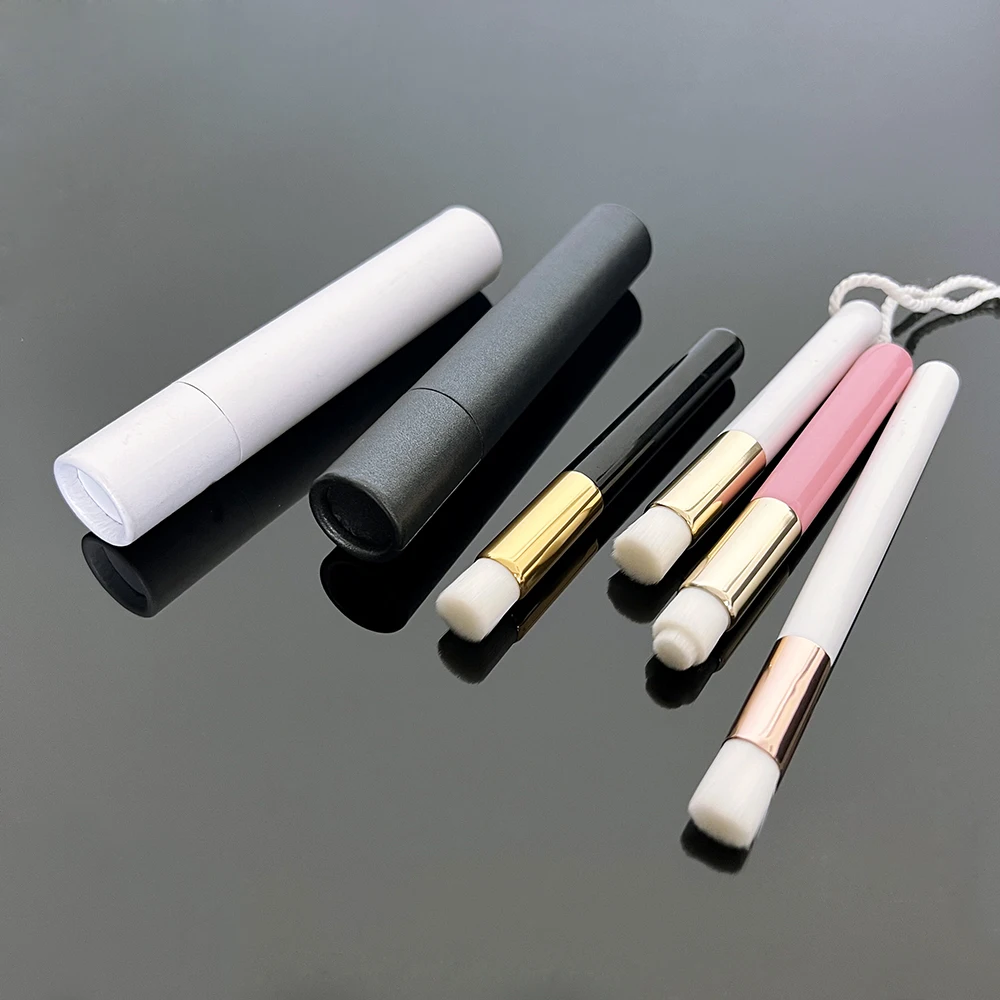 

Wholesale private label rose gold face nasal pore lash cleaning brush removal blackhead makeup cleaner brush nose clean brush