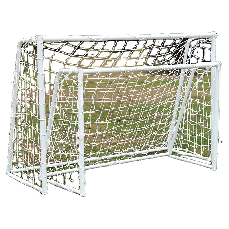 

Factory wholesale high quality 2020 new type outdoor many size professional soccer match goal football training goal, White
