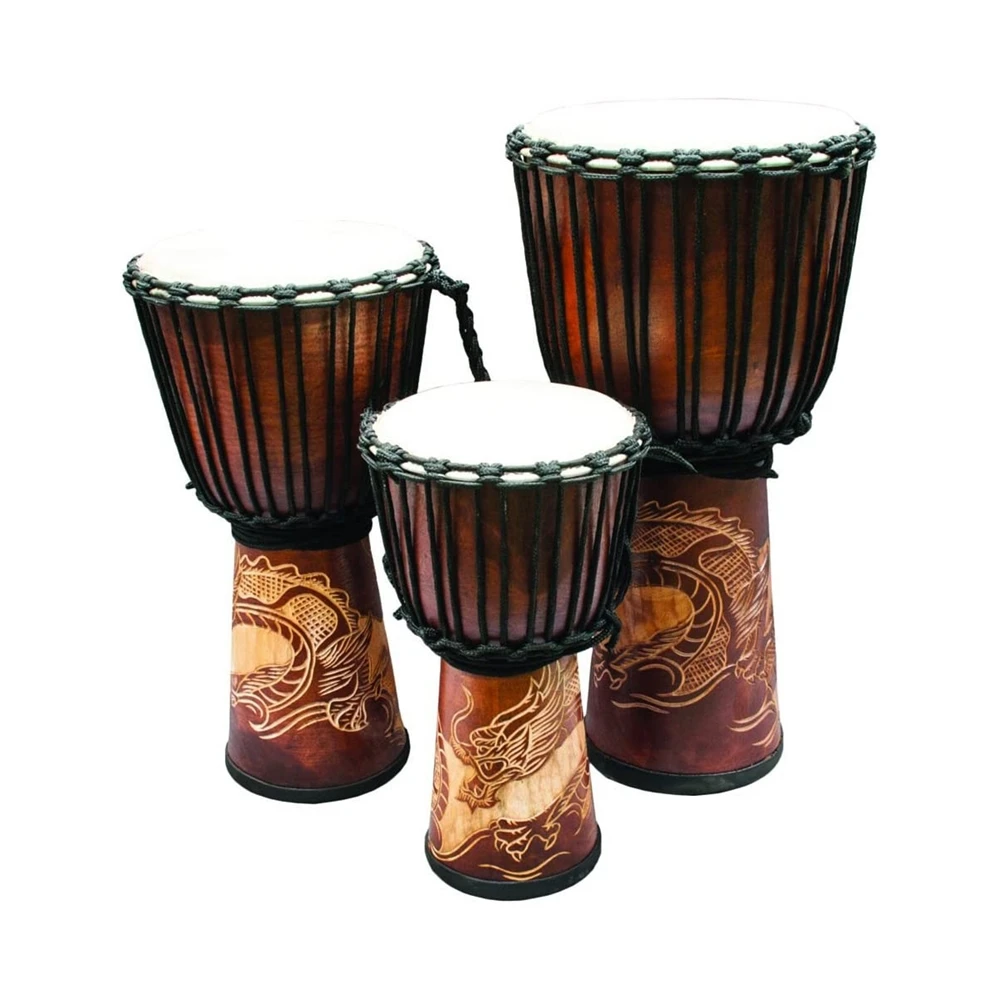 

MAGOO The factory wholesale tshirt djembe goat skin african musical instruments conga drum, Colorful
