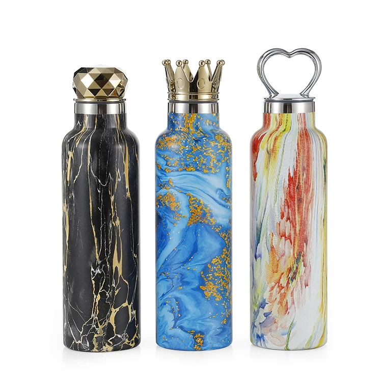 

Simple Designable Stainless Steel Water Bottle Stocked 24oz Large Capacity Vacuum Thermos Flasks