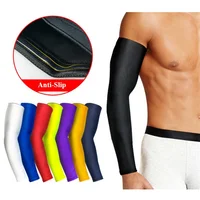 

2019 Amazon Hot Sale Long Compression Arm Elbow Support Sleeves for Men and Women with 8 Colors
