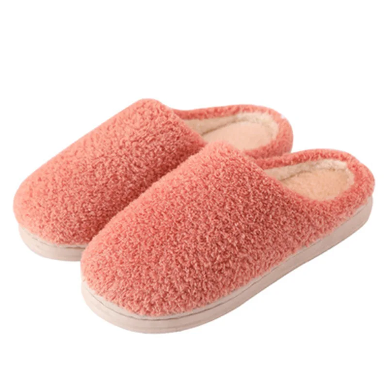 

2022 JOGHN Factory Warm Soft Room Indoor Winter Plush Slipper For Women Fashion Slide Slippers
