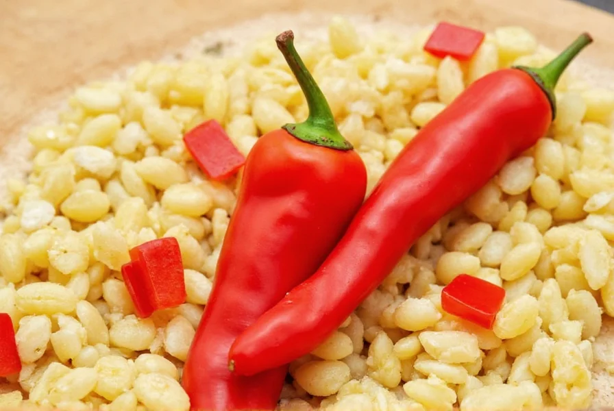 Enjoying spicy food with guacamole