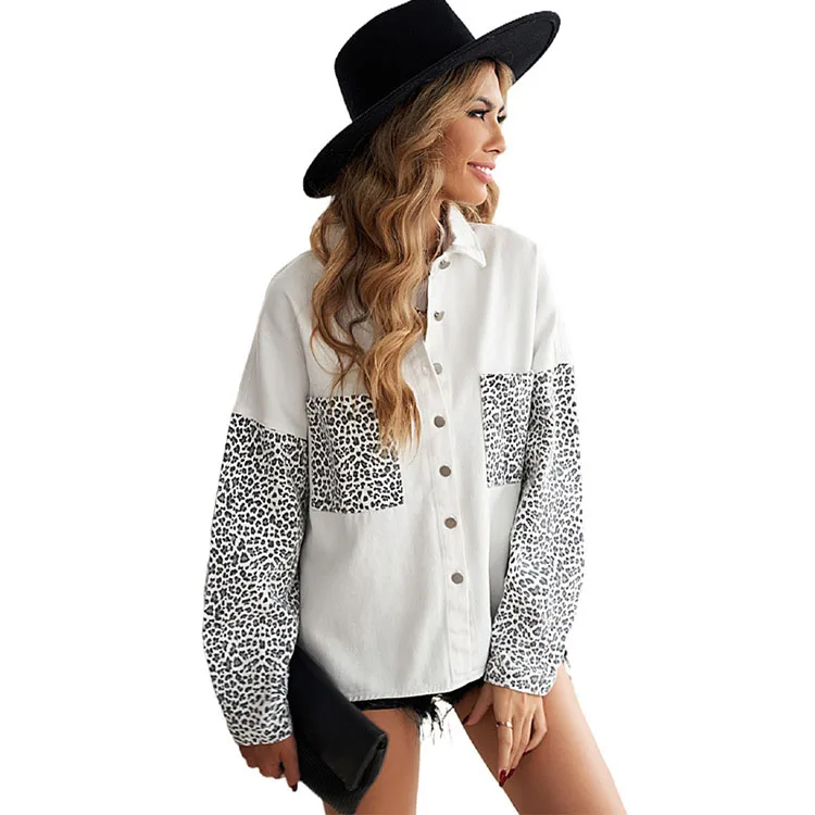 

new fashion spring and autumn top women keep warm print stitching casual women top, White, red, black, green, blue, pink