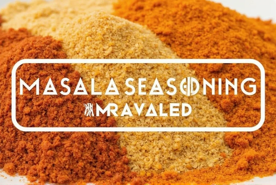 Assortment of masala spice jars
