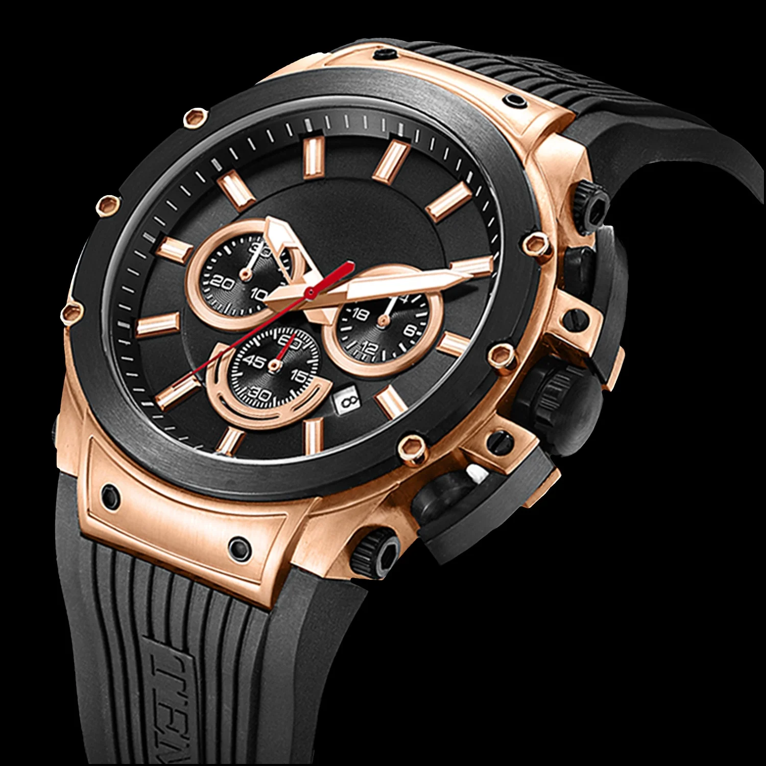 

Popular Relojes Hombre Made In Prc Watch Stainless Steel Orologio Uomo OEM Men Big Dial Quartz Watch Custom Logo Watches